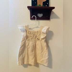 Zara Cream Knit Baby Dress